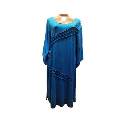 Vestido Marika Gauzey Turquesa 